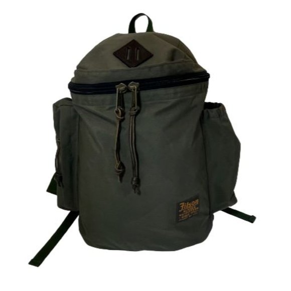 Filson Bags Filson Field Pack Backpack Otter Green Ballistic Nylon Leather Hiking Trail Bag
